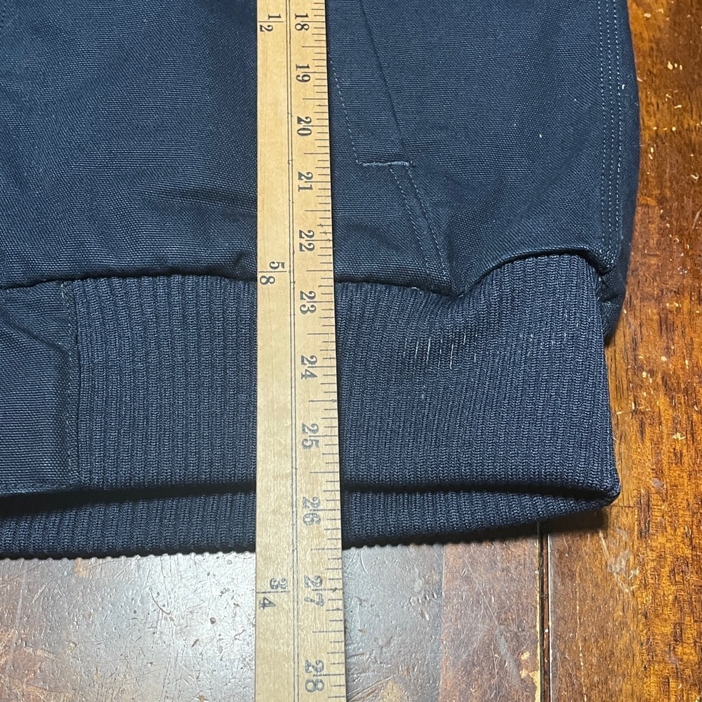 Carhartt Navy Blue Hooded jacket Size Large - Picture 3 of 6